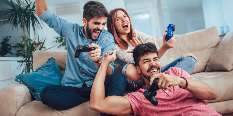 Internet for competitive gaming family gaming 01